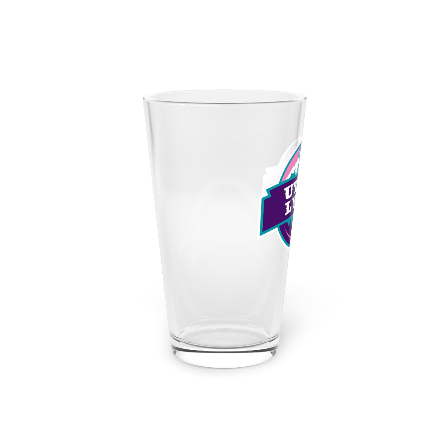 Utah Lynx Pint Glass