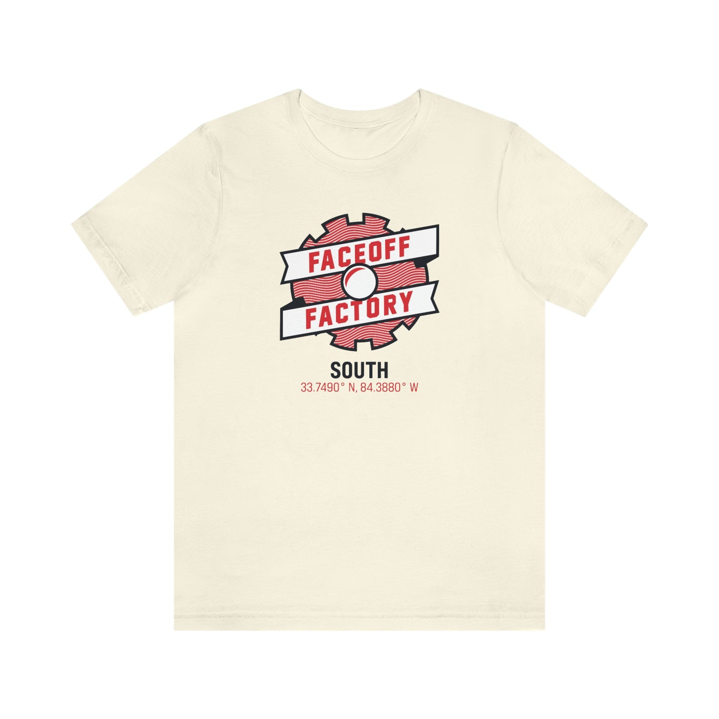 Adult Faceoff Factory Bella + Canvas Short Sleeve Cotton Tee - South