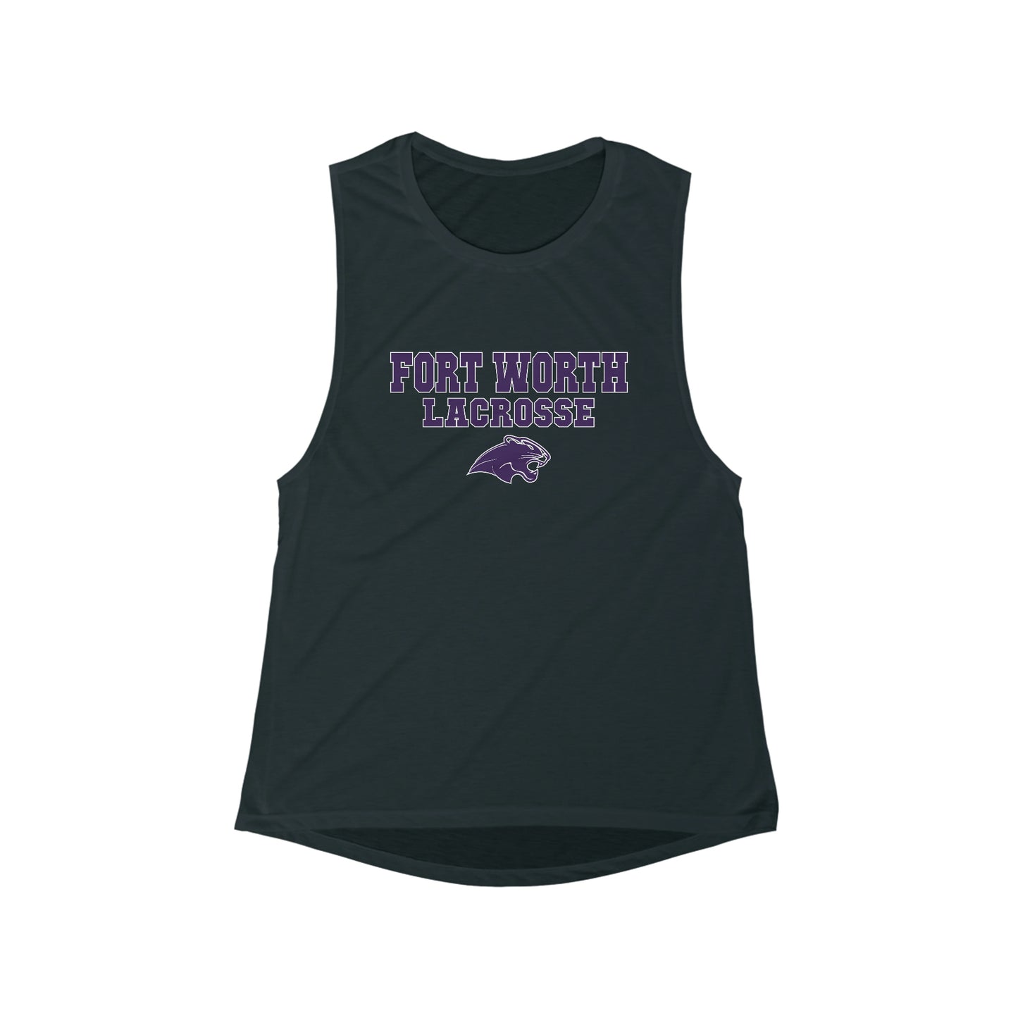 Women's Fort Worth Lacrosse Flowy Scoop Sport Tank