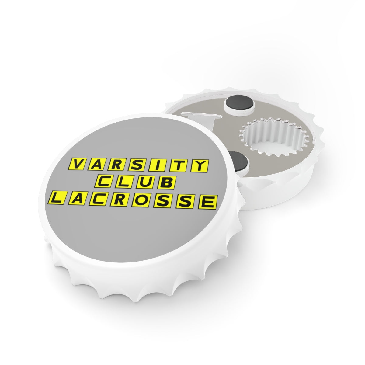 Varsity Club Lacrosse Bottle Opener - Waffle