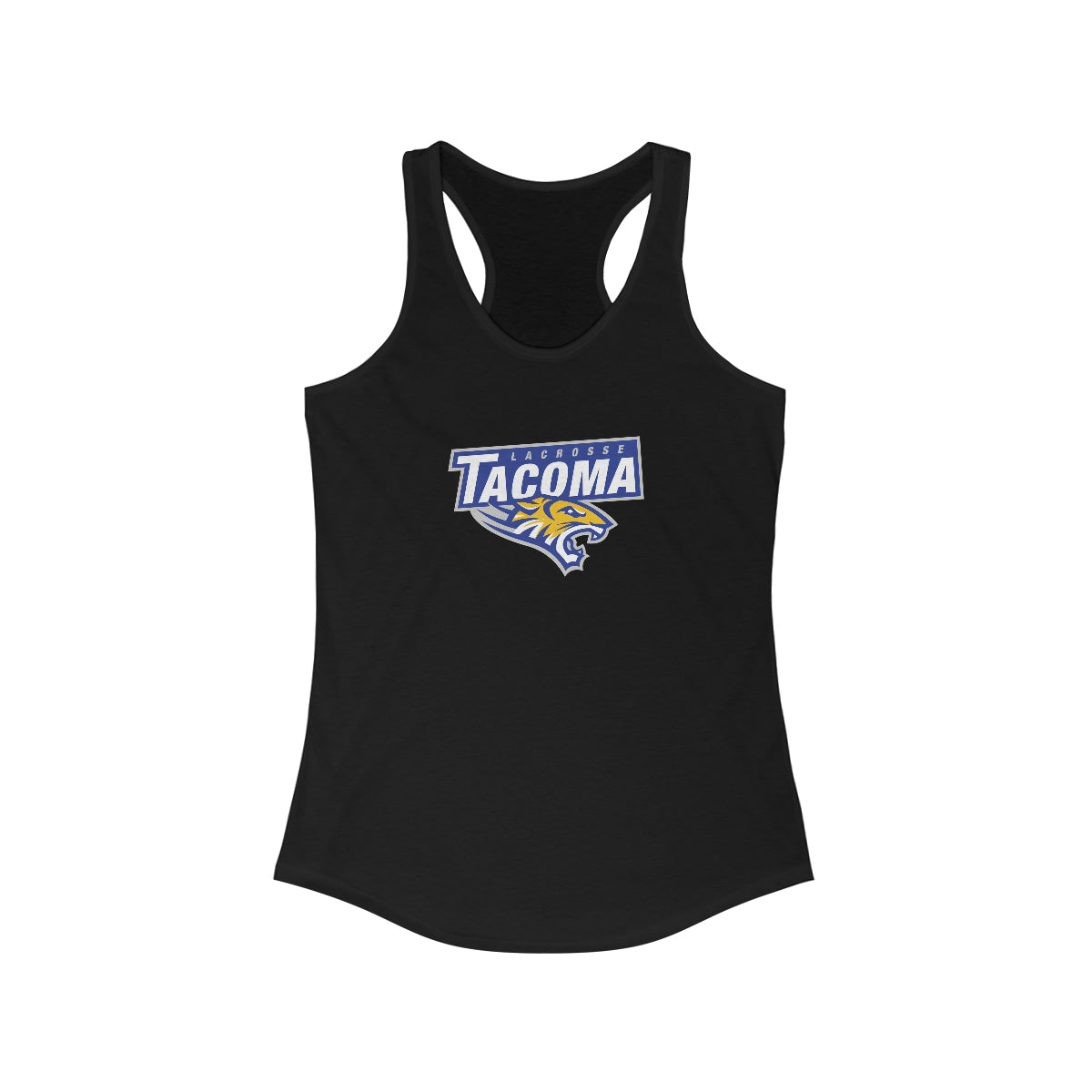Women's Tacoma Tigers Lacrosse Bella + Canvas Racerback Tank