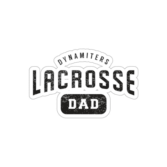 Glendale HS Lacrosse Die-Cut Stickers - Dad