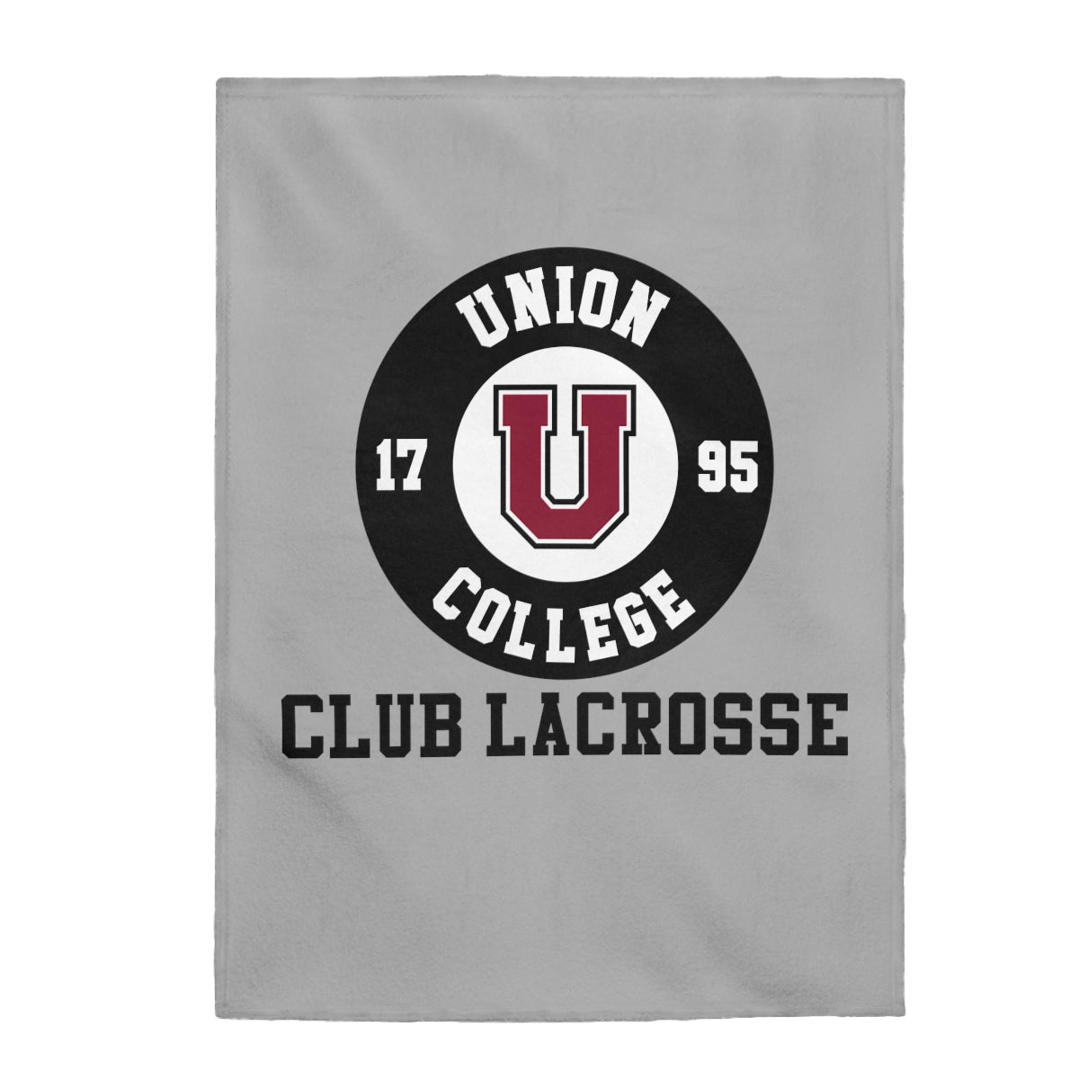 Union Club Lacrosse Velveteen Plush Blanket