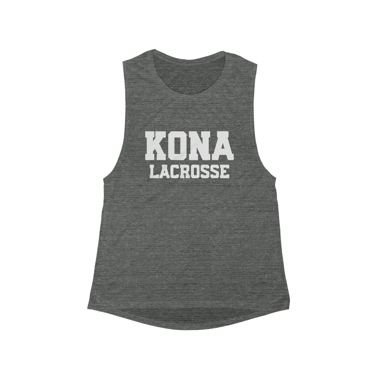 Women's Wildcats Club Lax Bella + Canvas Flowy Scoop Muscle Tank