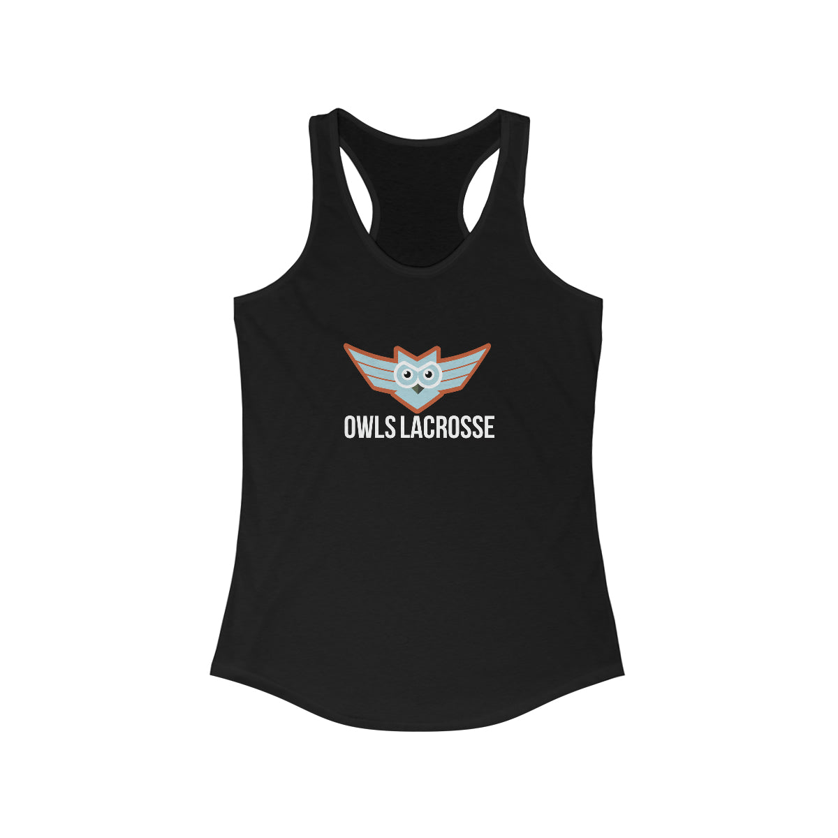 Women's OWLS Lacrosse Next Level Racerback Tank