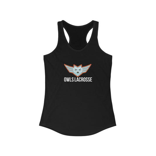 Women's OWLS Lacrosse Next Level Racerback Tank