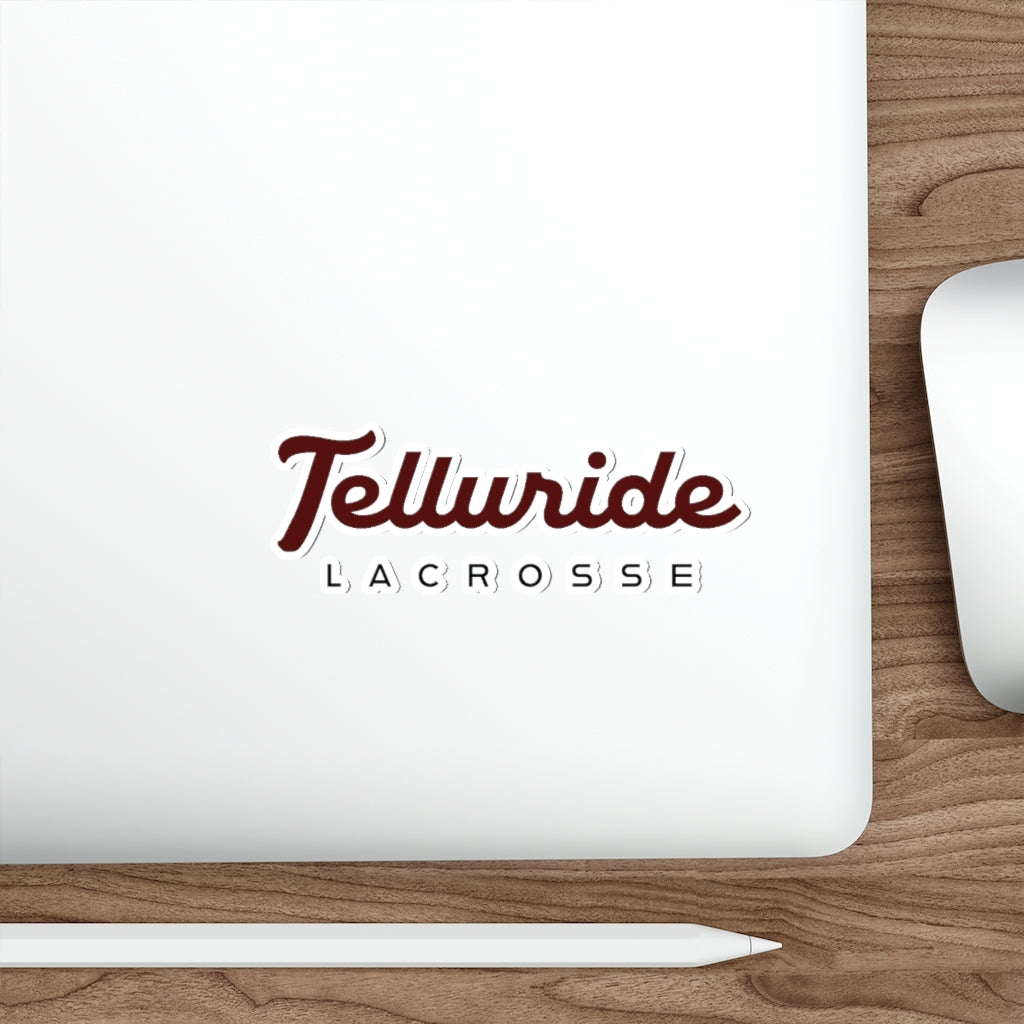 Telluride Lacrosse Die-Cut Sticker