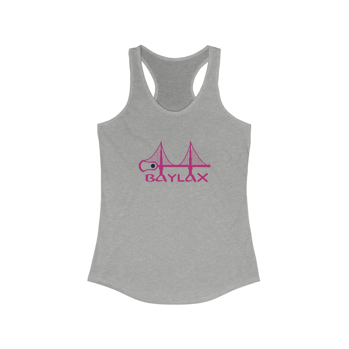 Women's BayLax Next Level Racerback Tank