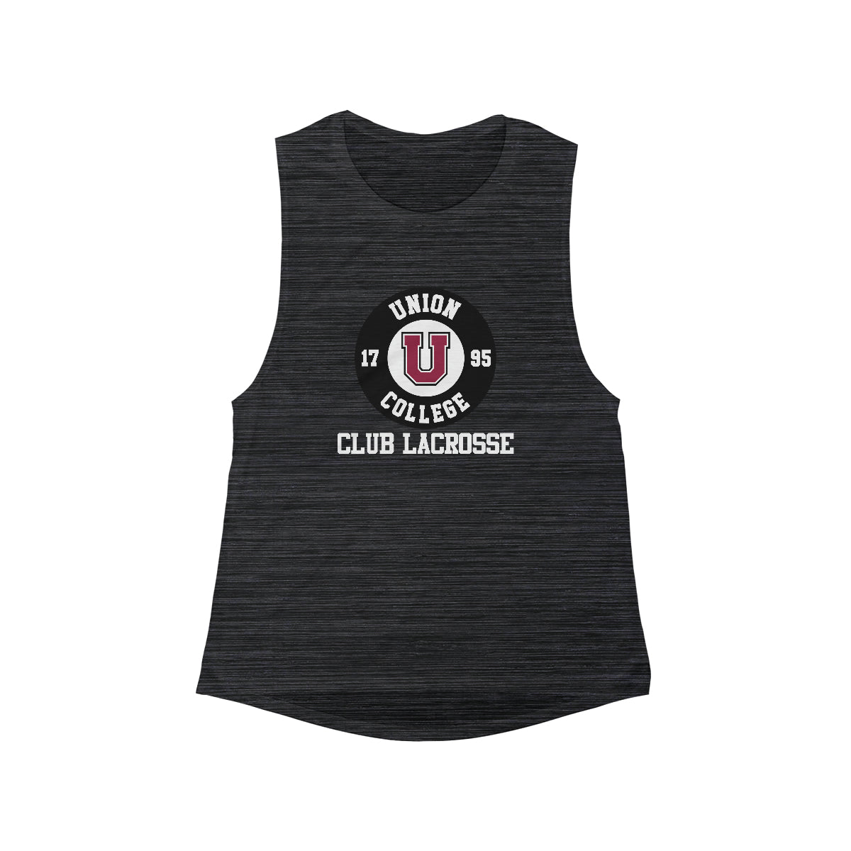 Women's Union Club Lacrosse Bella + Canvas Flowy Scoop Muscle Tank