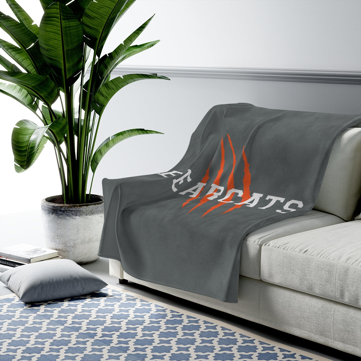 Billing Bearcats Lacrosse Velveteen Plush Blanket