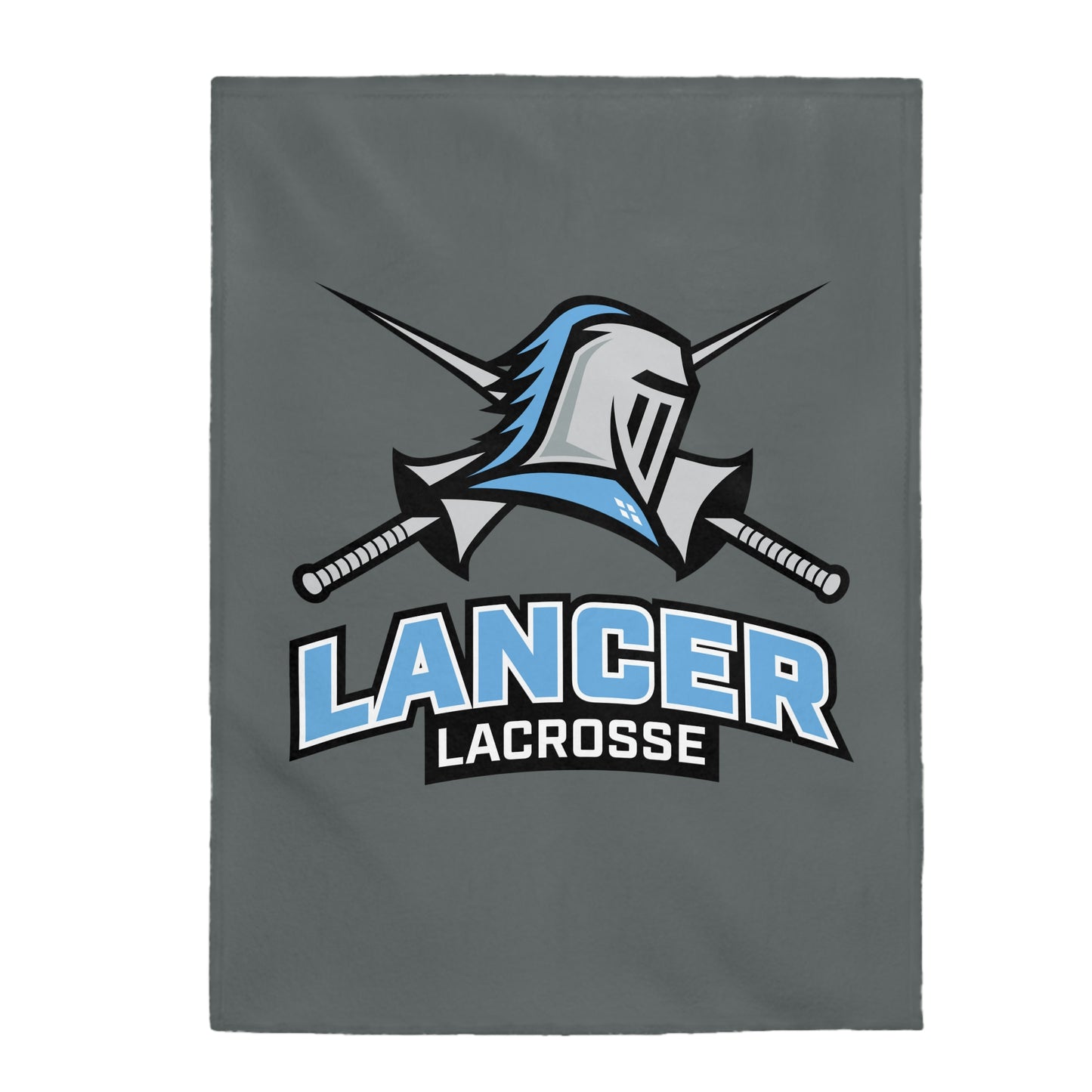 Lancer Lacrosse Velveteen Plush Blanket