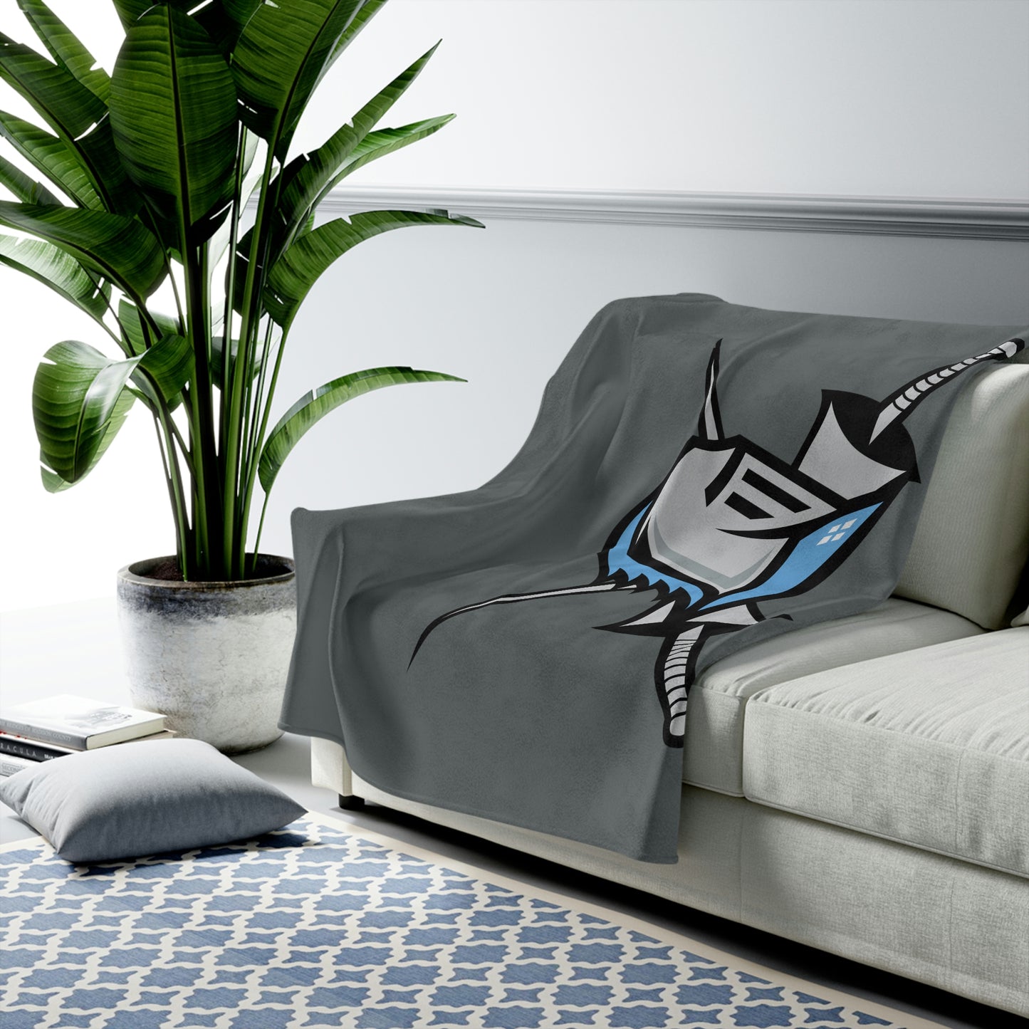 Lancer Lacrosse Velveteen Plush Blanket