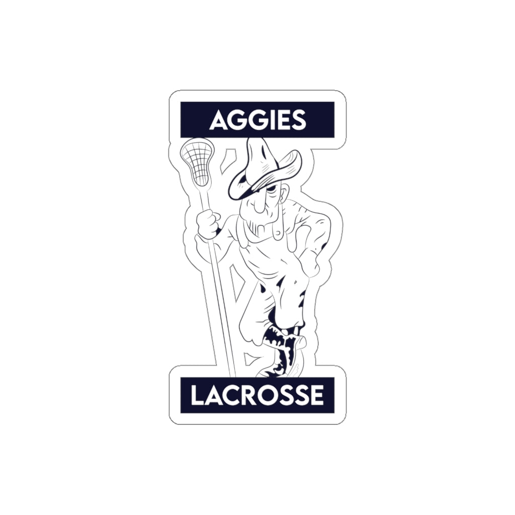 Aggies Lacrosse Die-Cut Sticker