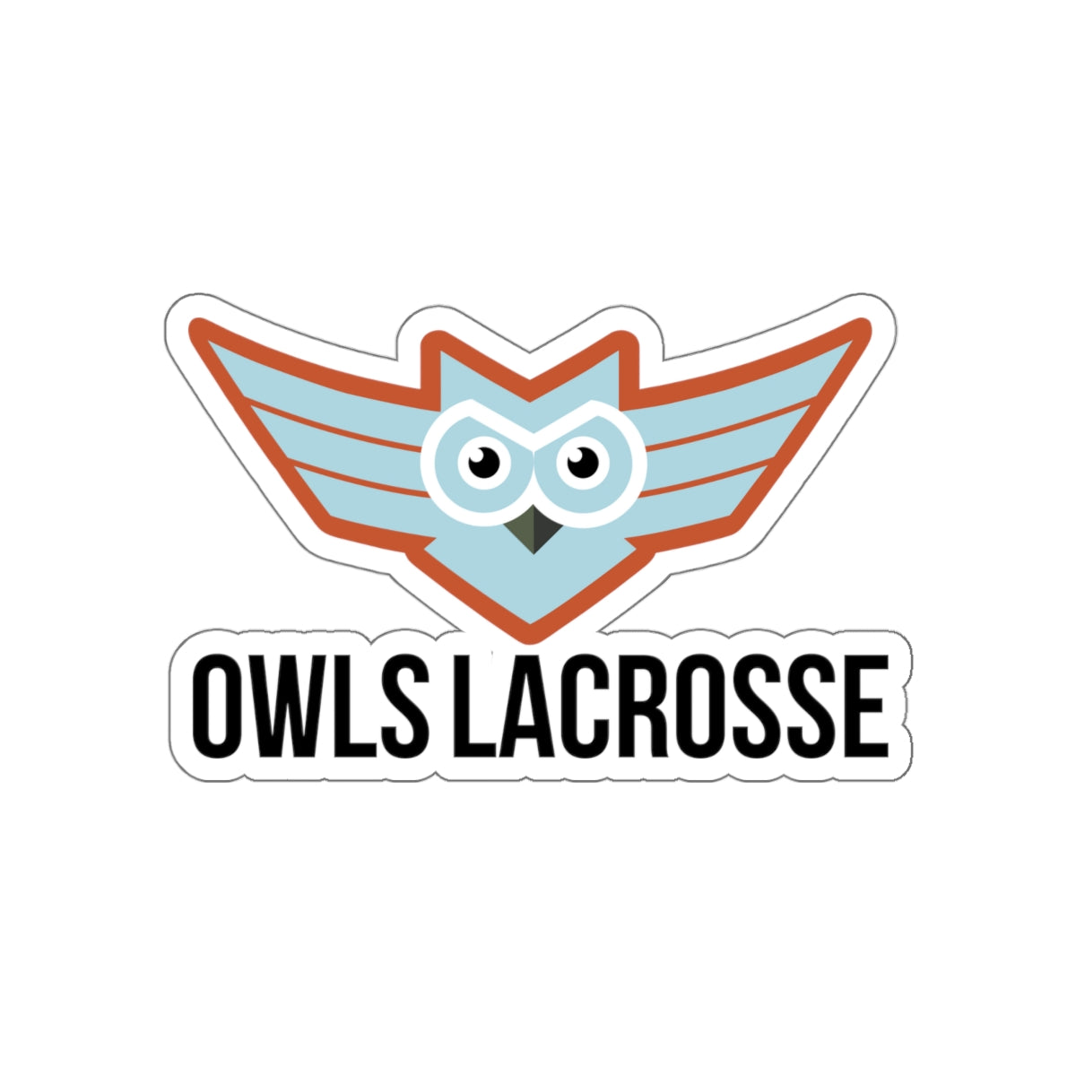 OWLS Lacrosse Die-Cut Sticker