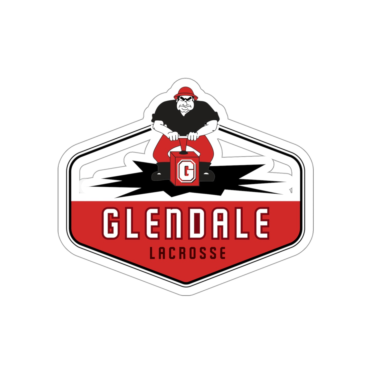 Glendale HS Lacrosse Die-Cut Stickers