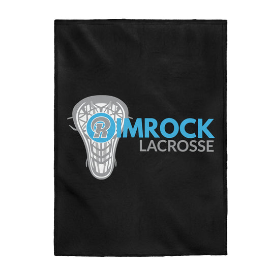 Rimrock Lacrosse Velveteen Plush Blanket
