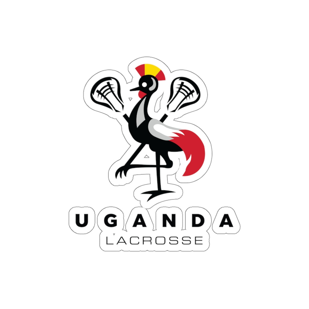 Uganda Lacrosse Die-Cut Sticker