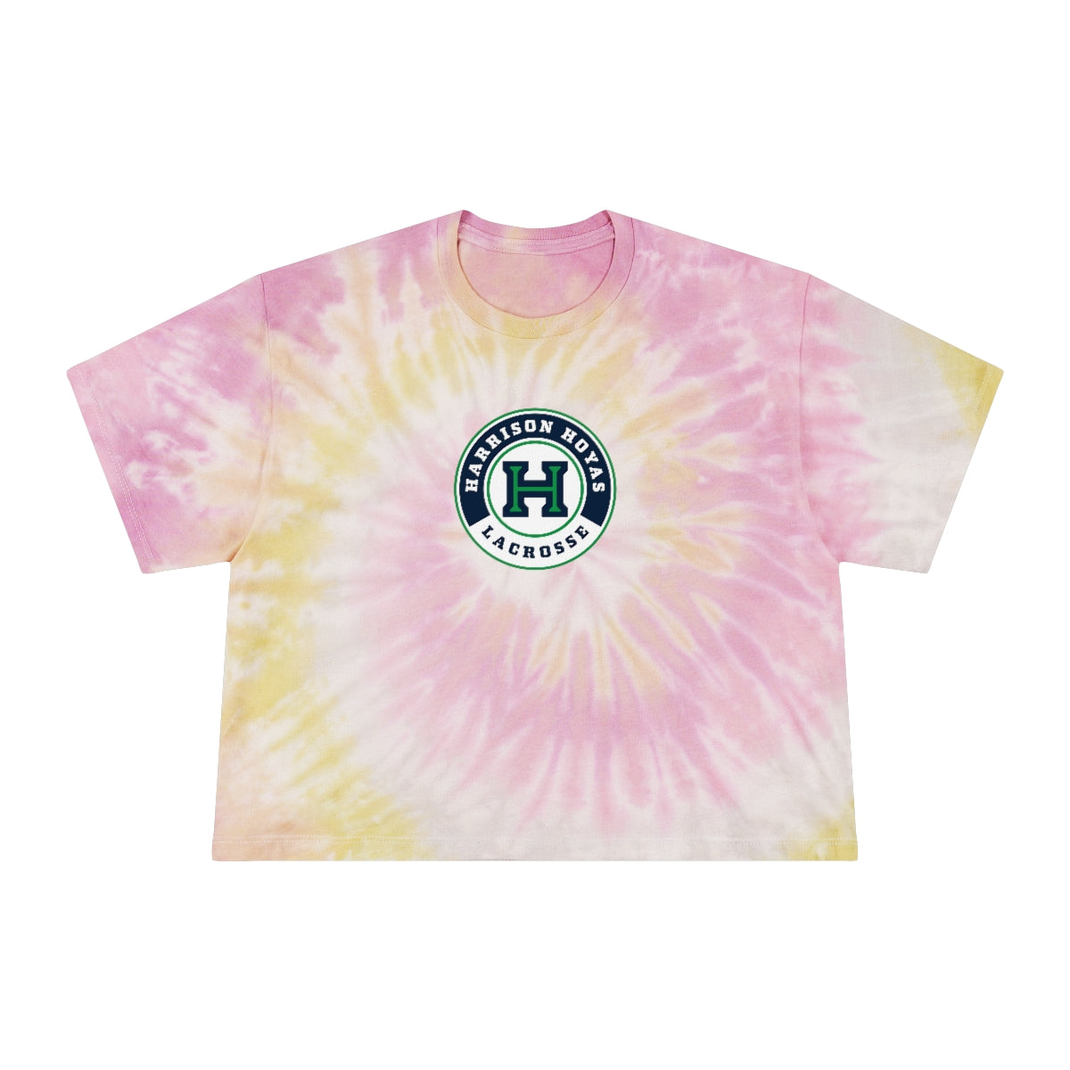 Women's Harrison Lacrosse Tie-Dye Crop Tee