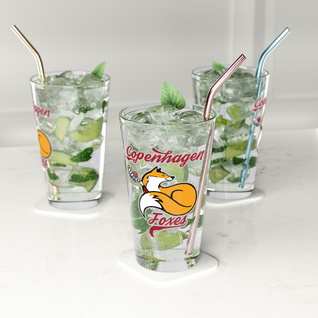 Copenhagen Foxes Pint Glass (16oz)