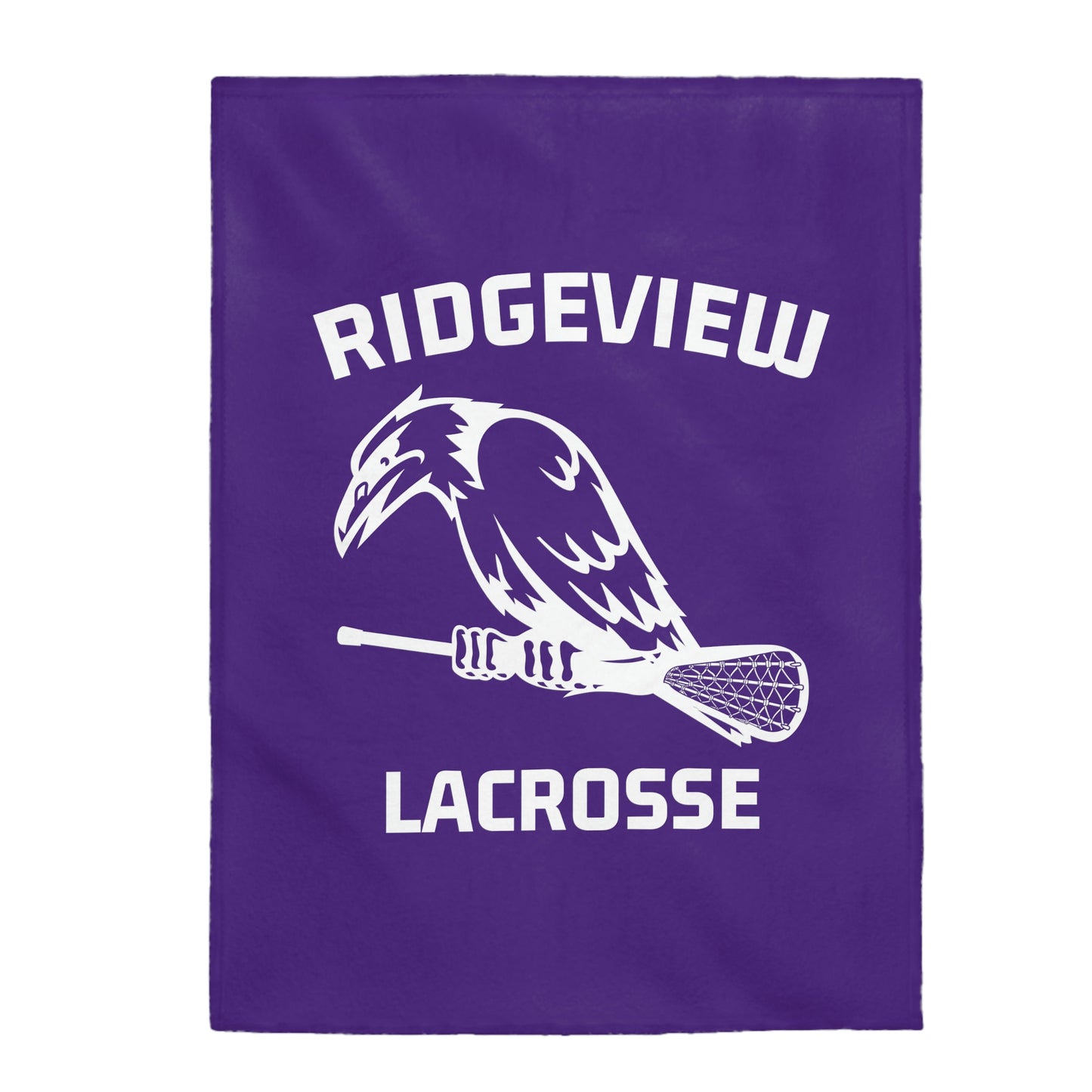 Ridgeview Lacrosse Velveteen Plush Blanket