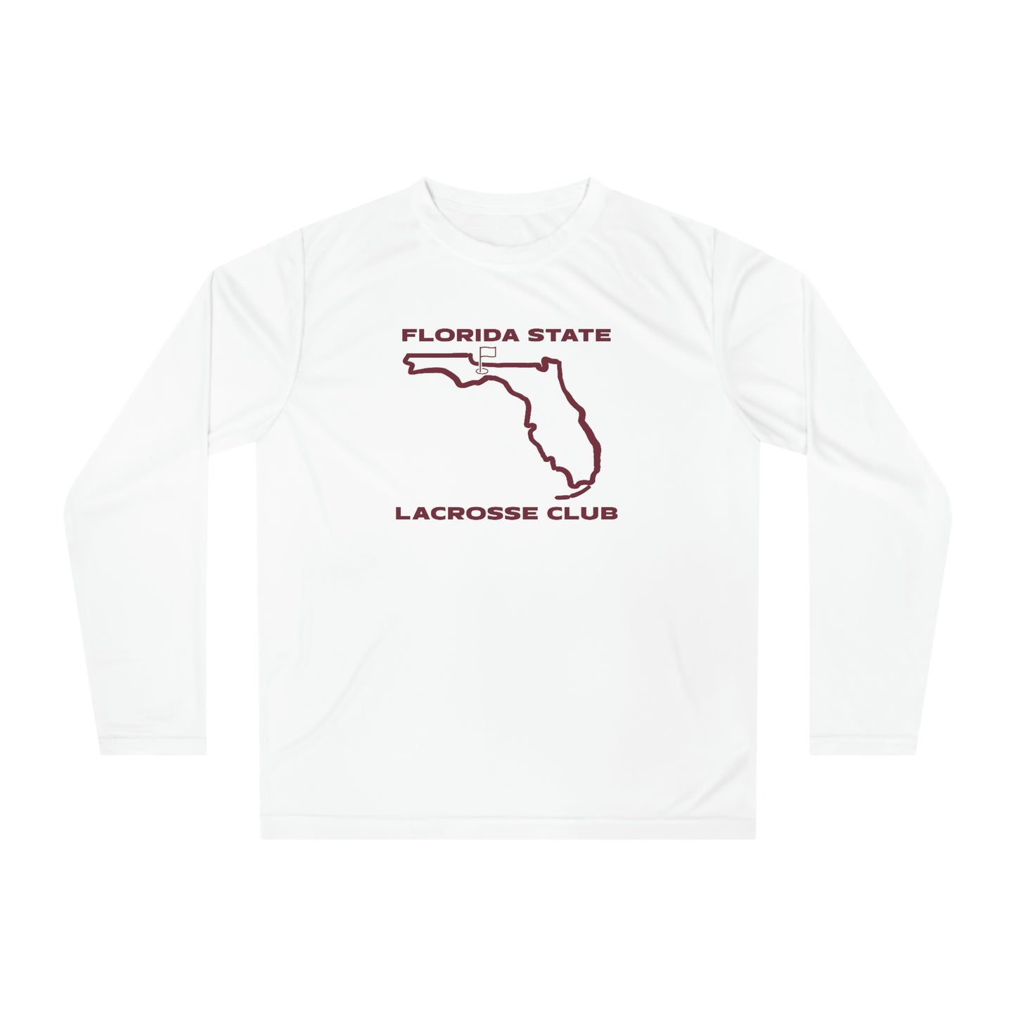 Adult FSU Lacrosse 365 Performance Long Sleeve Shirt