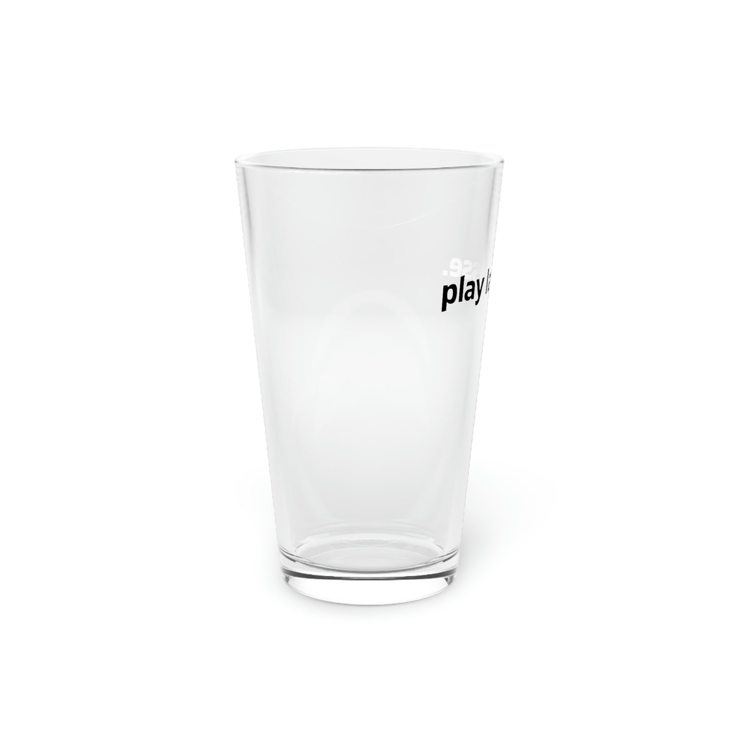 play lacrosse - Pint Glass