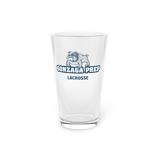 Gonzaga Prep Lacrosse Pint Glass - 16oz
