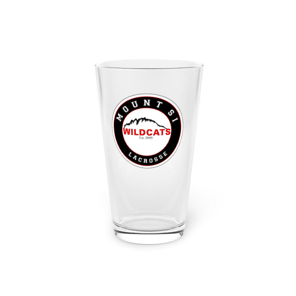 Mount Si Lacrosse Pint Glass - 16oz