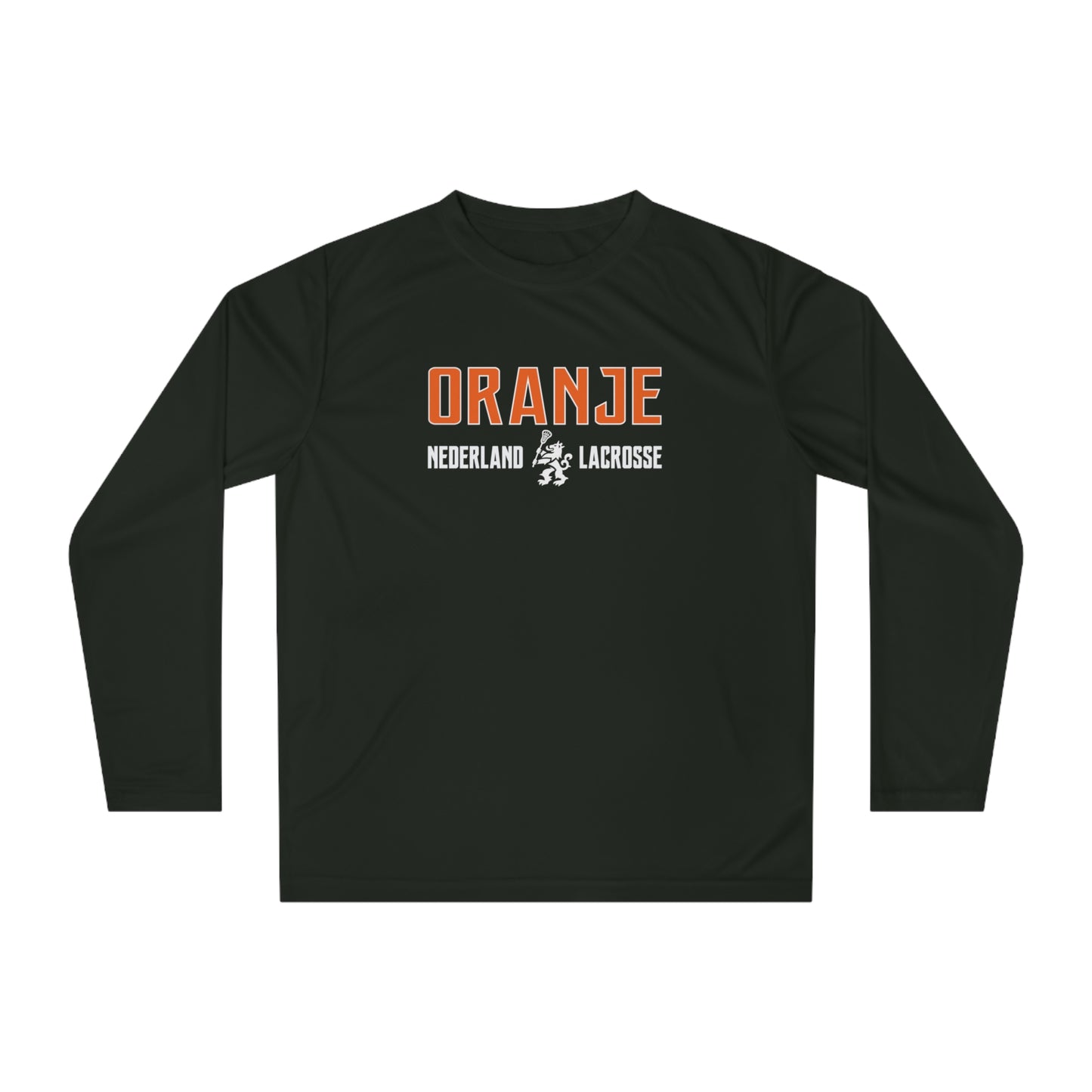 Adult Netherlands Lacrosse Team 365 Performance Long Sleeve
