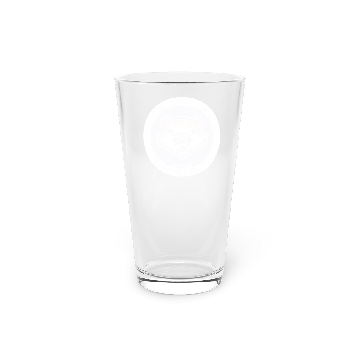 Billings Bearcats Lacrosse Pint Glass - 16oz