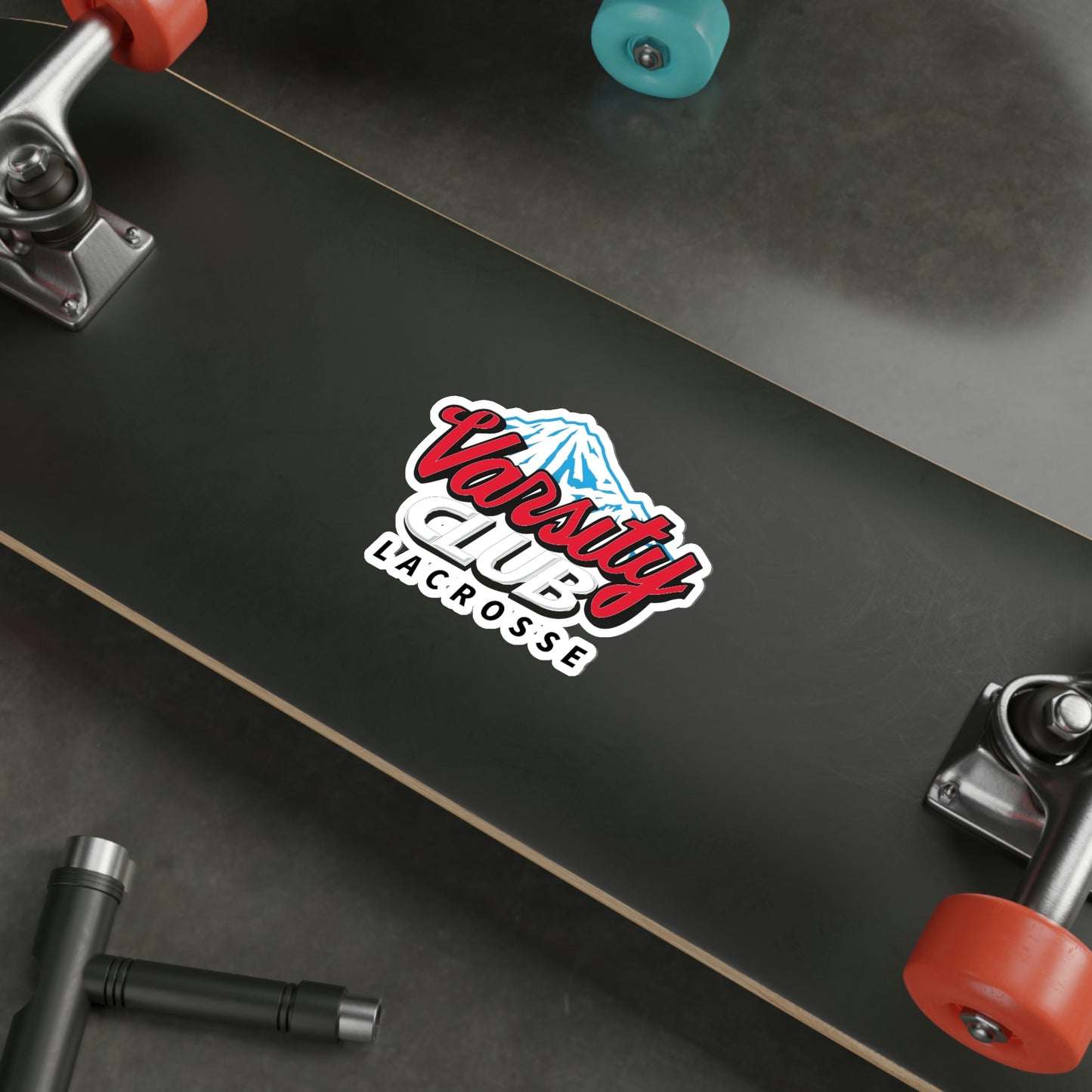 Varsity Club Lacrosse Die-Cut Stickers