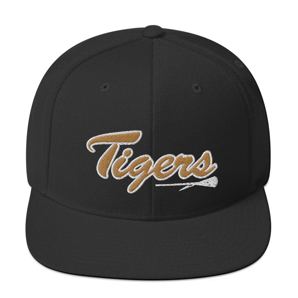 Drip Tigers Lacrosse Snapback Hat