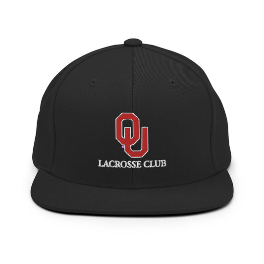 Oklahoma University Lacrosse Snapback Hat