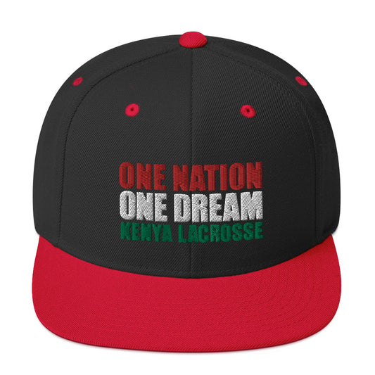 Kenya Lacrosse Snapback Hat