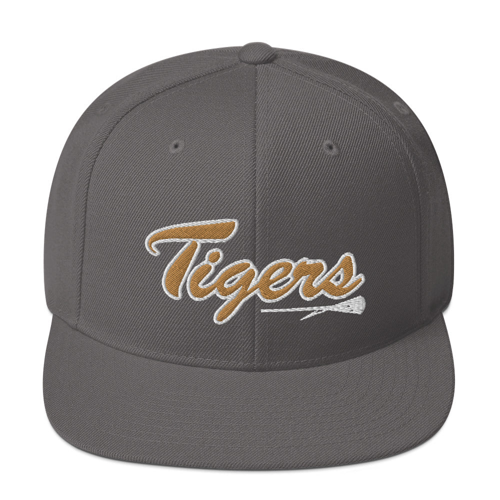 Drip Tigers Lacrosse Snapback Hat