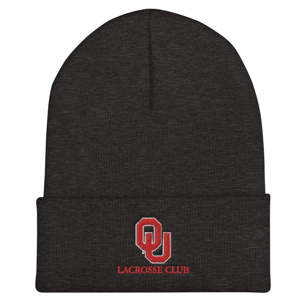 OU Lacrosse Cuffed Beanie
