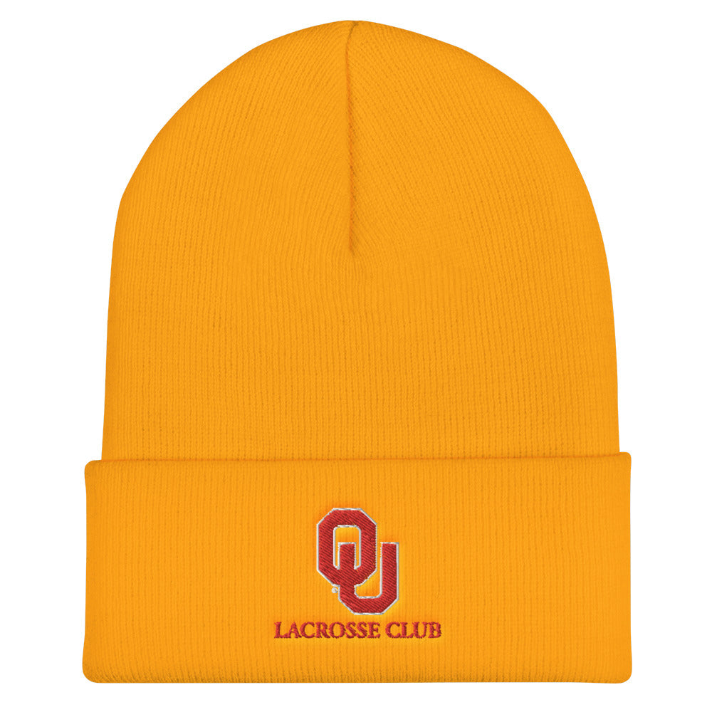 OU Lacrosse Cuffed Beanie