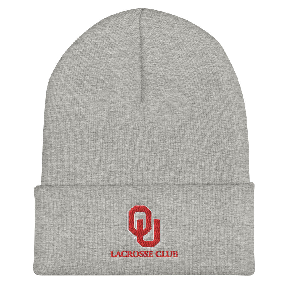 OU Lacrosse Cuffed Beanie