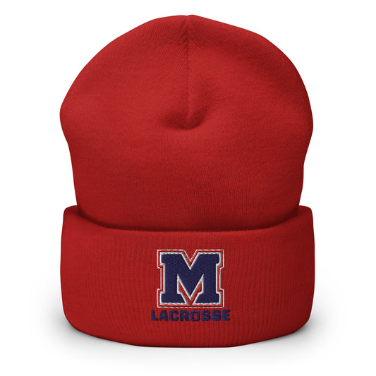 BMHS Lacrosse Cuffed Beanie