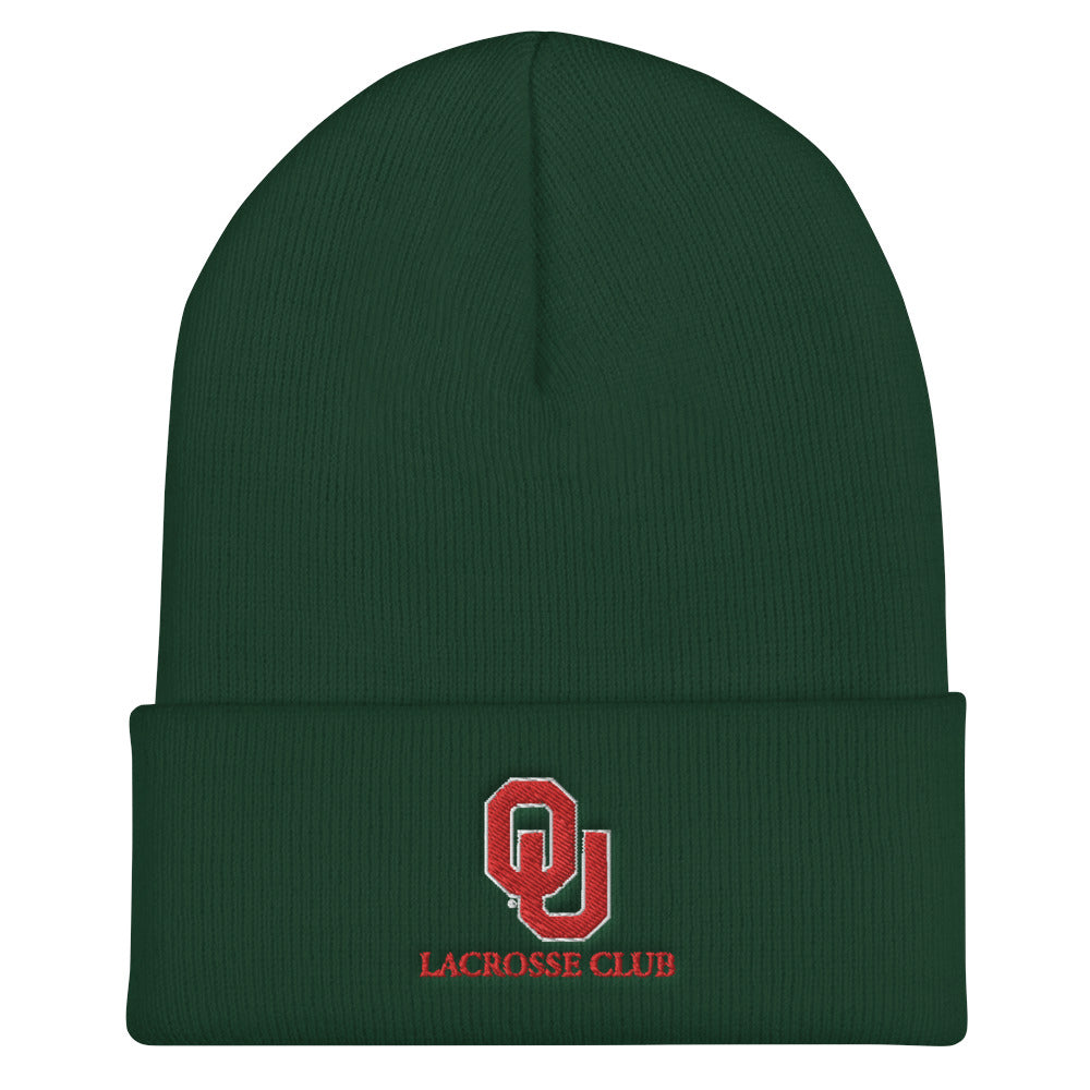 OU Lacrosse Cuffed Beanie