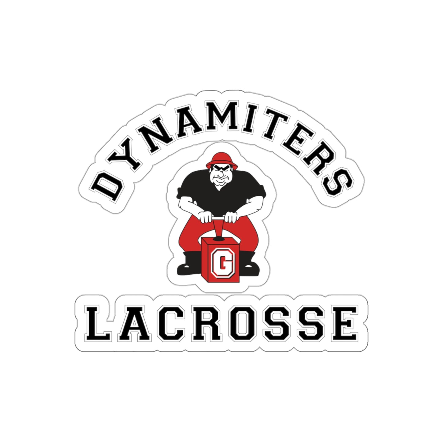 Glendale HS Lacrosse Die-Cut Stickers