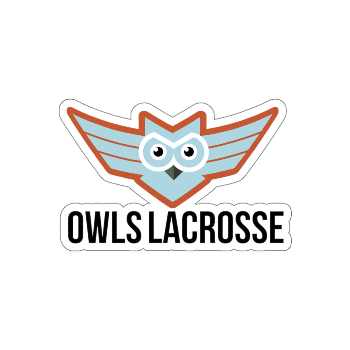 OWLS Lacrosse Die-Cut Sticker