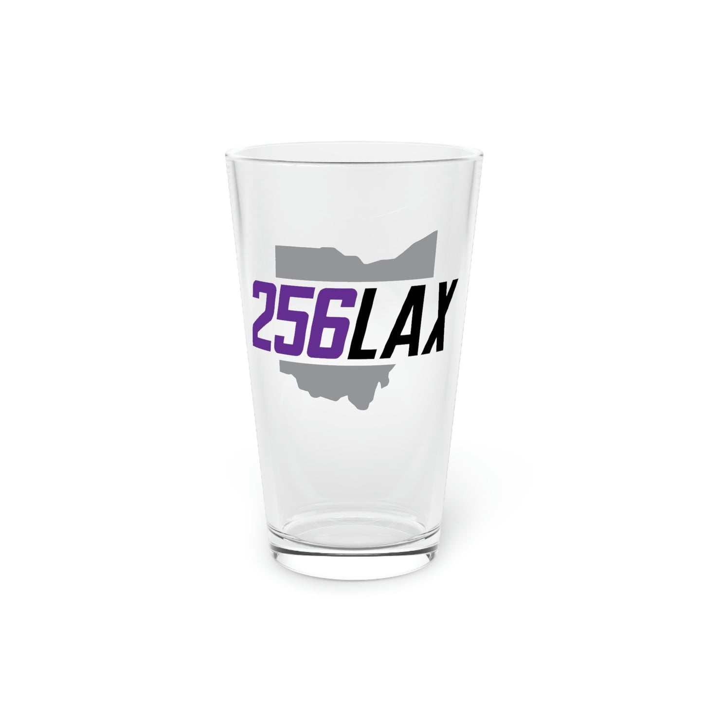 256 LAX Pint Glass - 16oz