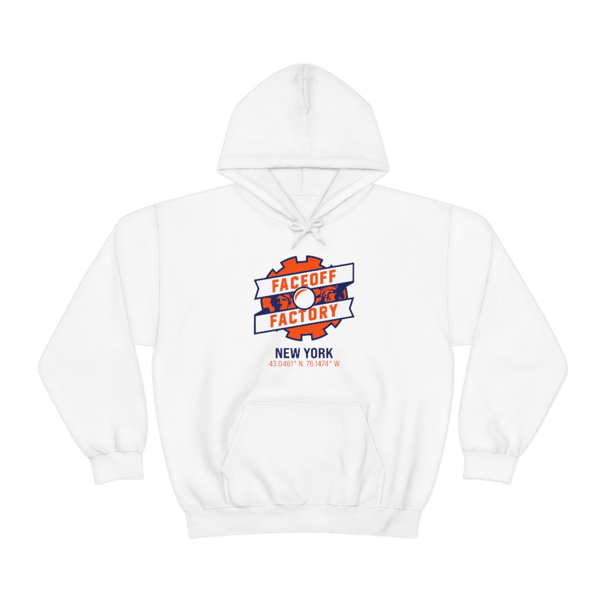 Adult Faceoff Factory Gildan Heavy Blend™ Hooded Sweatshirt - New York