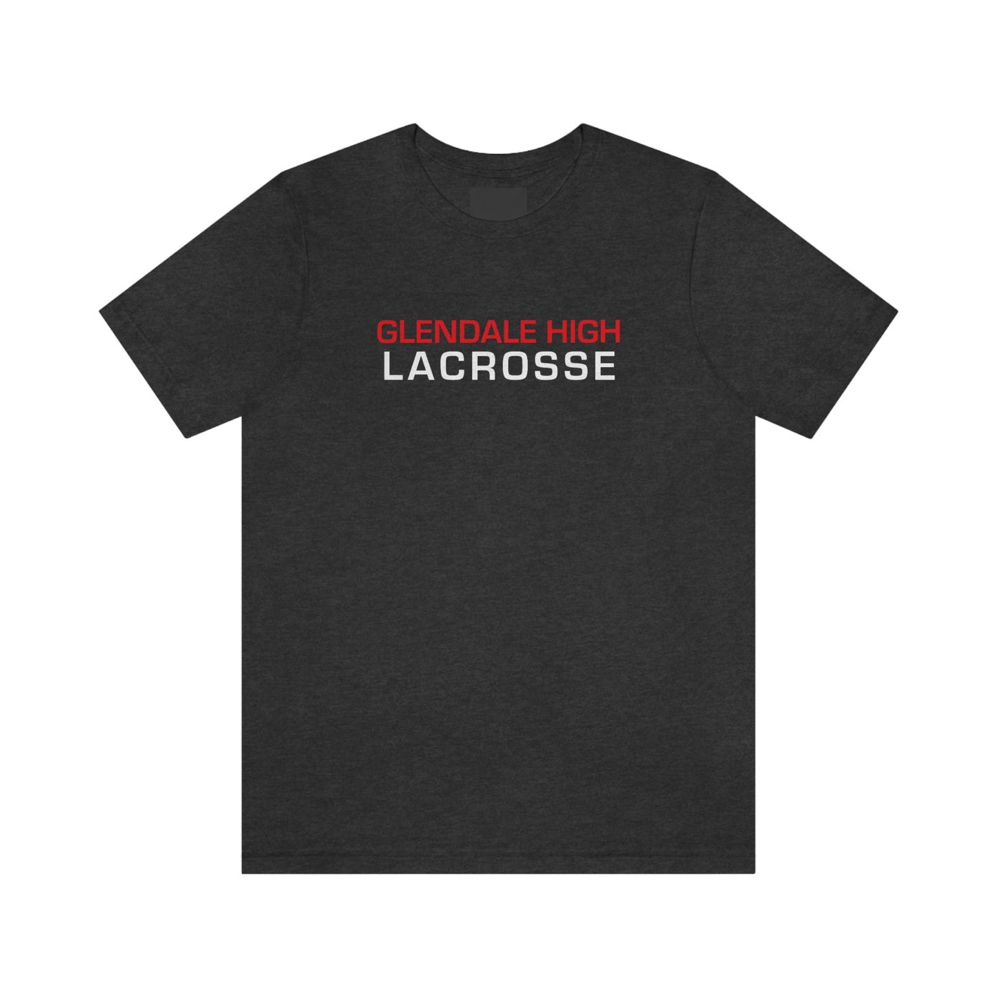 Adult Glendale HS Lacrosse Bella + Canvas Short Sleeve Cotton Tee
