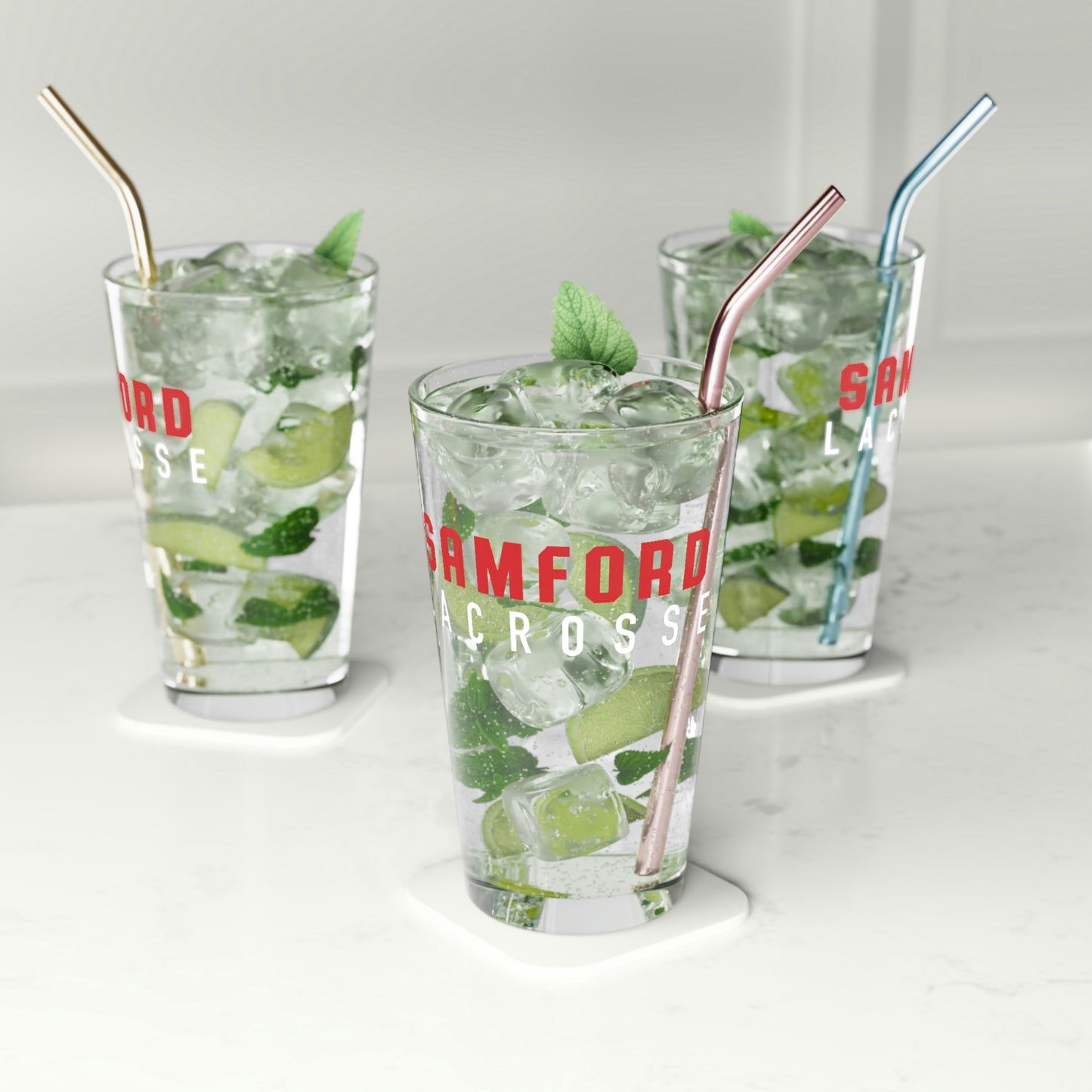 Samford Lacrosse Pint Glass - 16oz