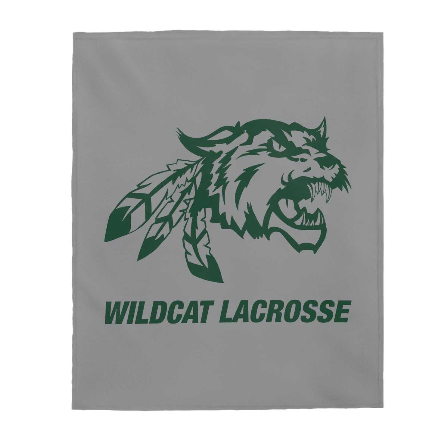 Wildcats Club Lax Velveteen Plush Blanket