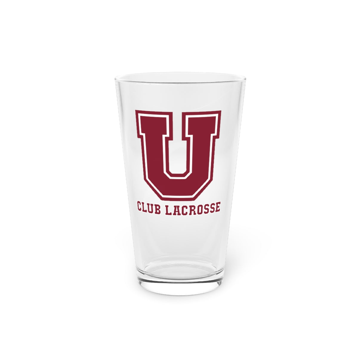Union Club Lacrosse Pint Glass