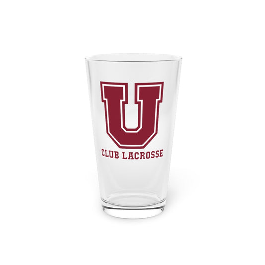 Union Club Lacrosse Pint Glass