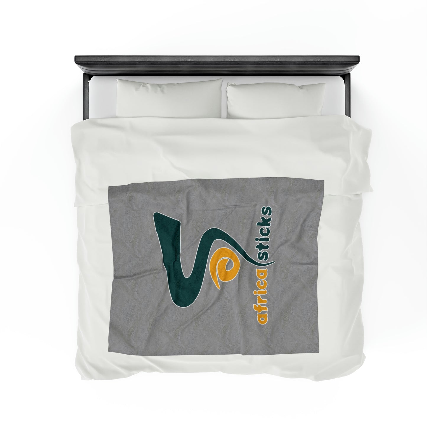 Africa Sticks Velveteen Plush Blanket
